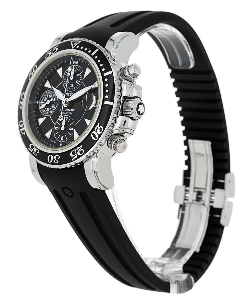 Pre Owned Montblanc Sport Steel 7034 Watch Watchfinder Co